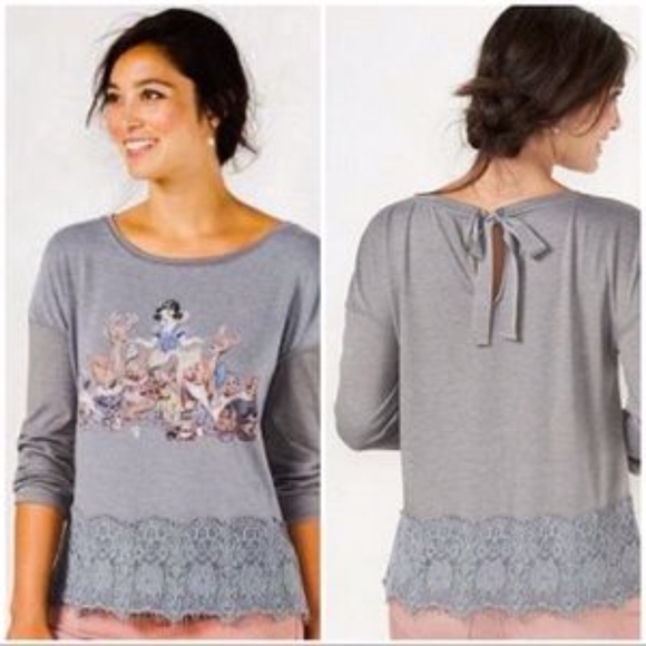 Disney Tops - DISNEY Snow White by Lauren Conrad Graphic Top L